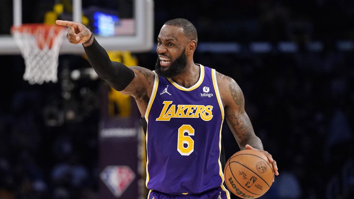 Lakers’ LeBron James, NBA player passed the 40,000-point mark in his 1,475th career game